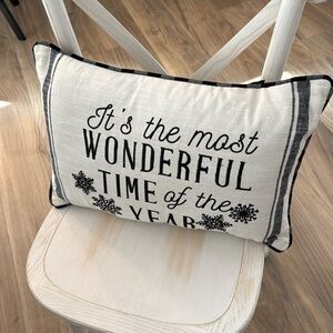 Christmas throw pillow